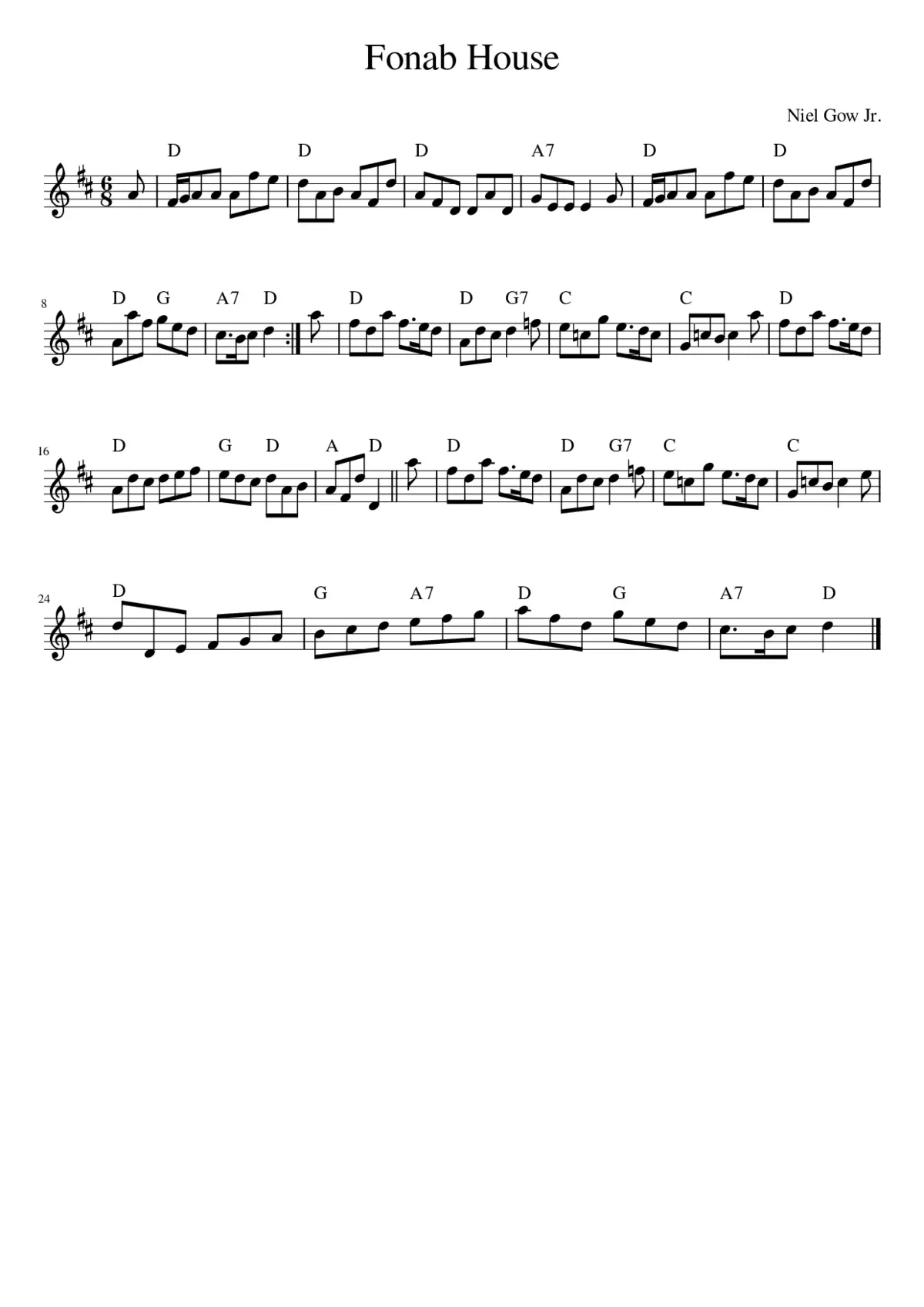 Fonab House - Page 1