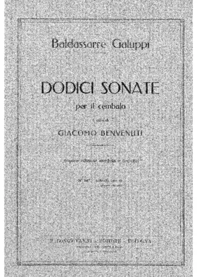 12 sonate per il cembalo