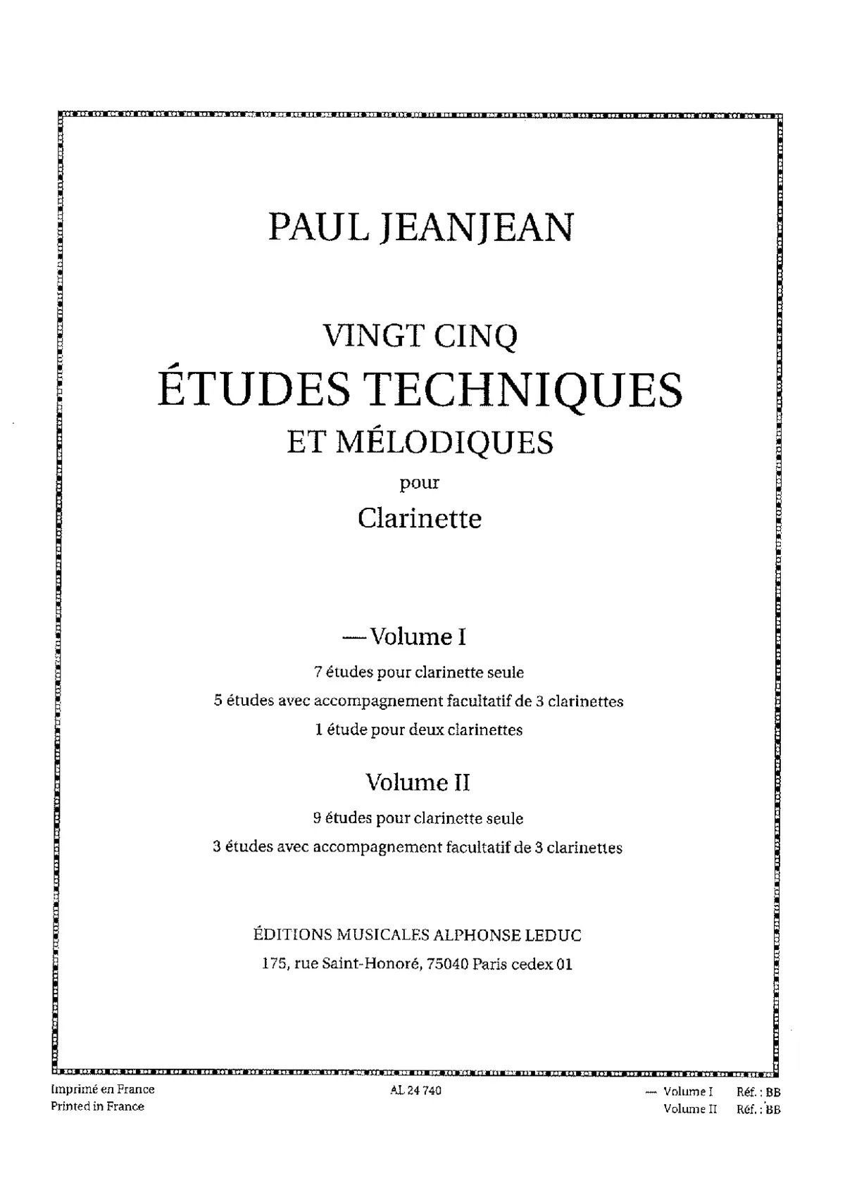 25 Études techniques et mélodiques - Page 1