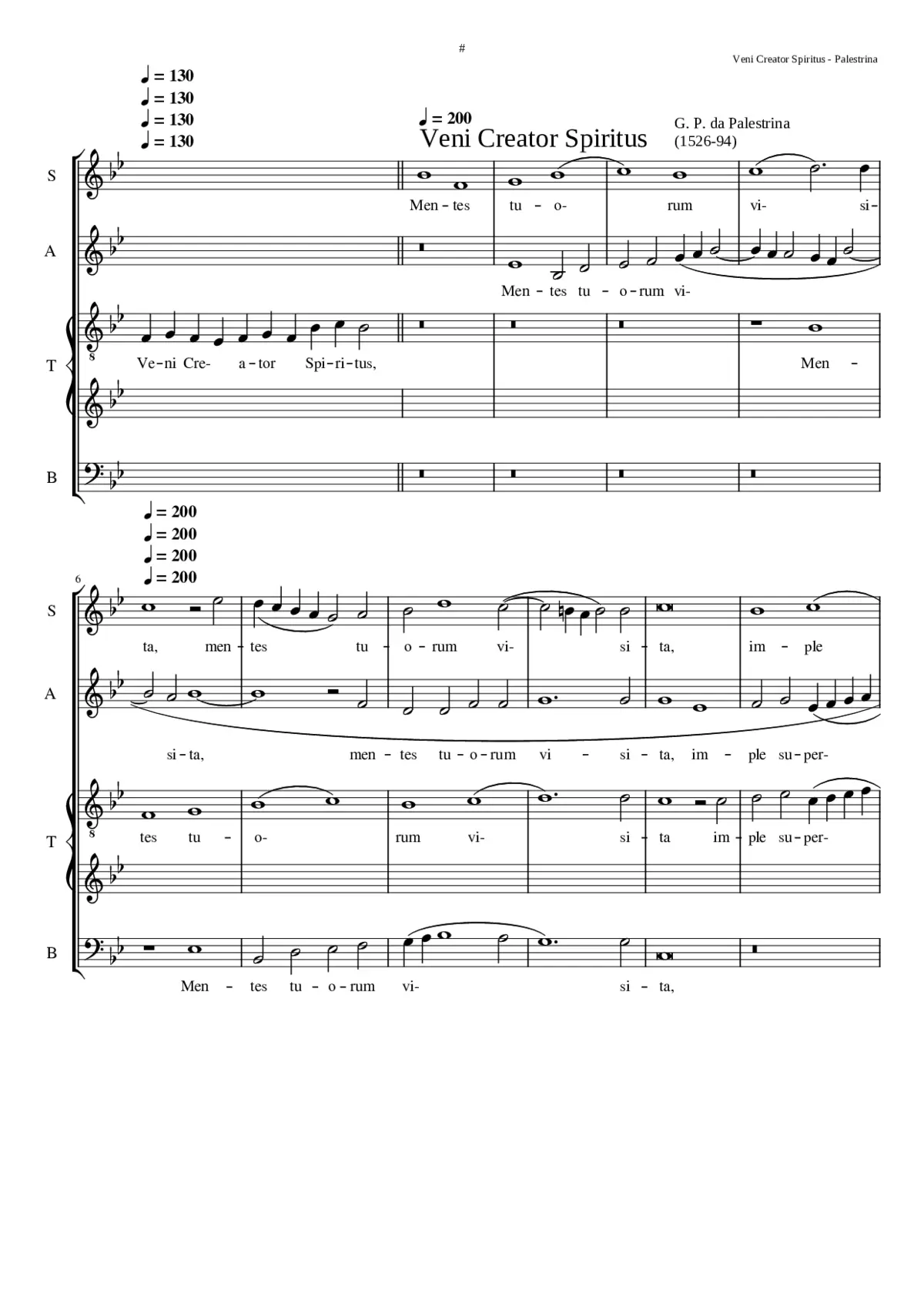 Veni Creator Spiritus - Page 1