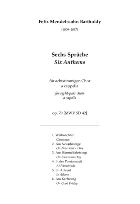 Sechs Sprüche, Op. 79