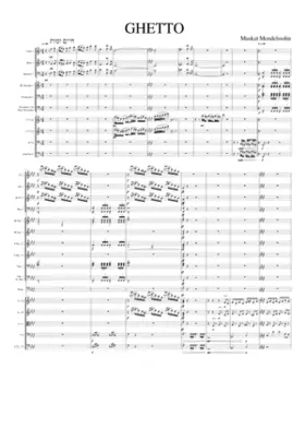 Music for the play Ghetto