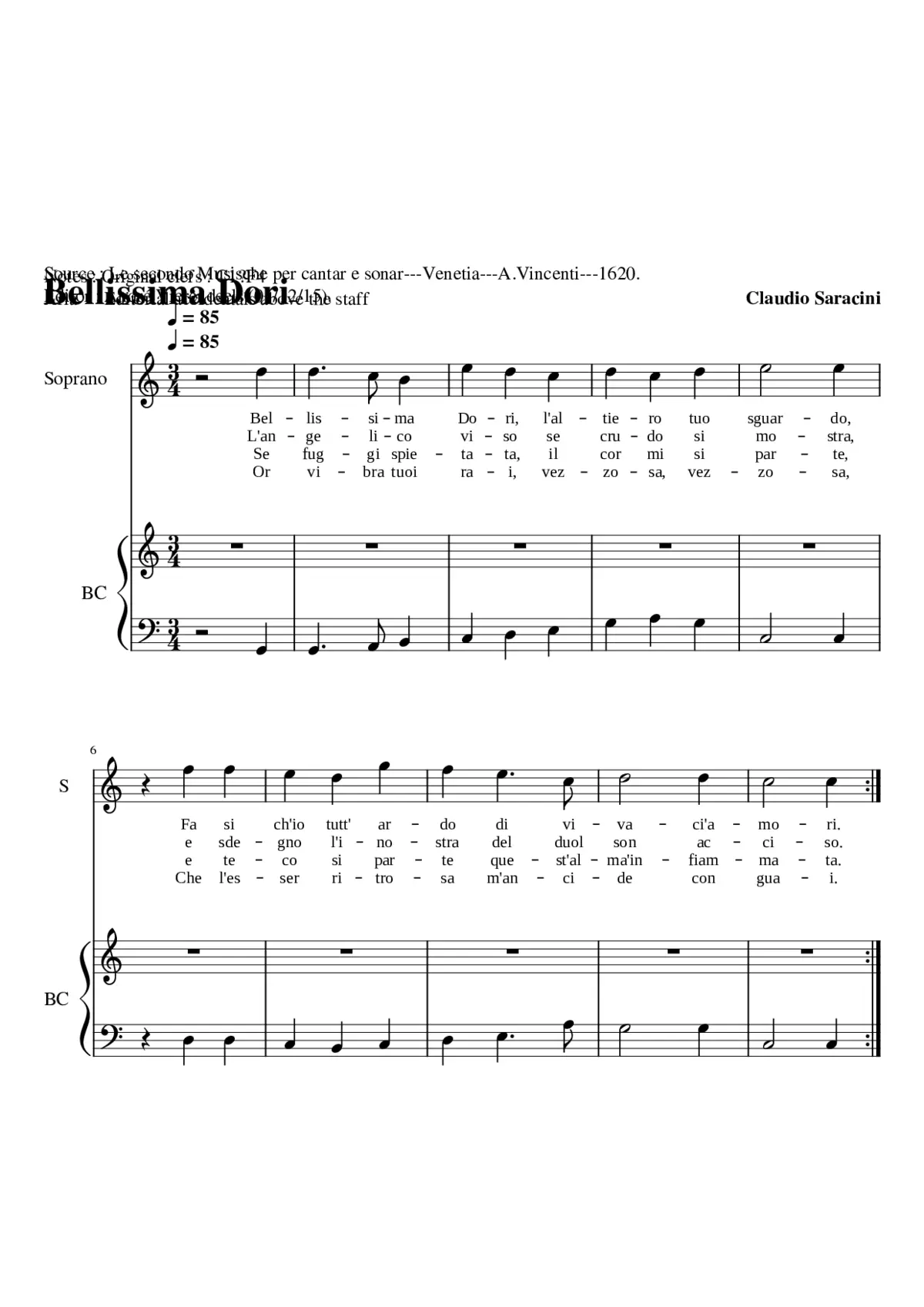 Bellissima Dori - Page 1