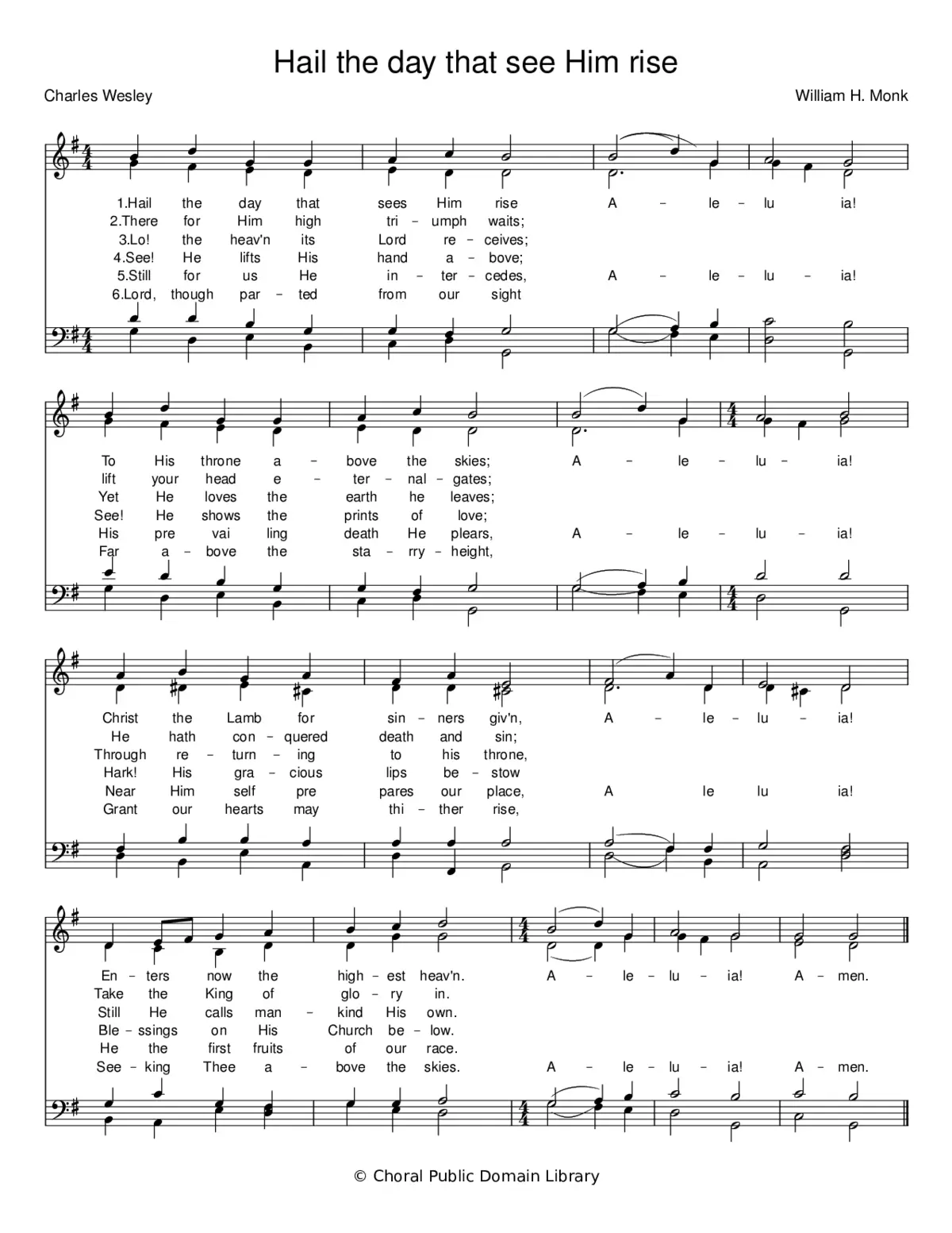 Hail the day that sees him rise - Page 1