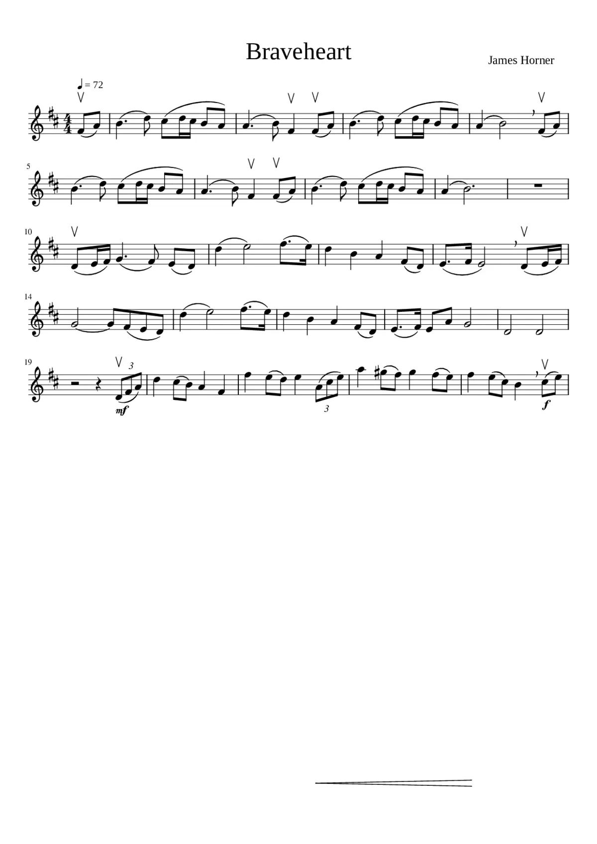 braveheart theme - Page 1