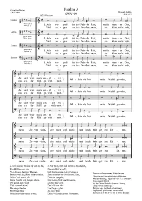 Ach wie gross ist der Feinde Rott, SWV 99
