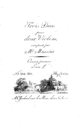 3 Duos, Op.1