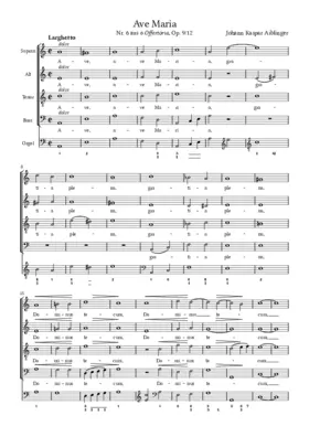 Ave Maria, Op. 9, No. 12