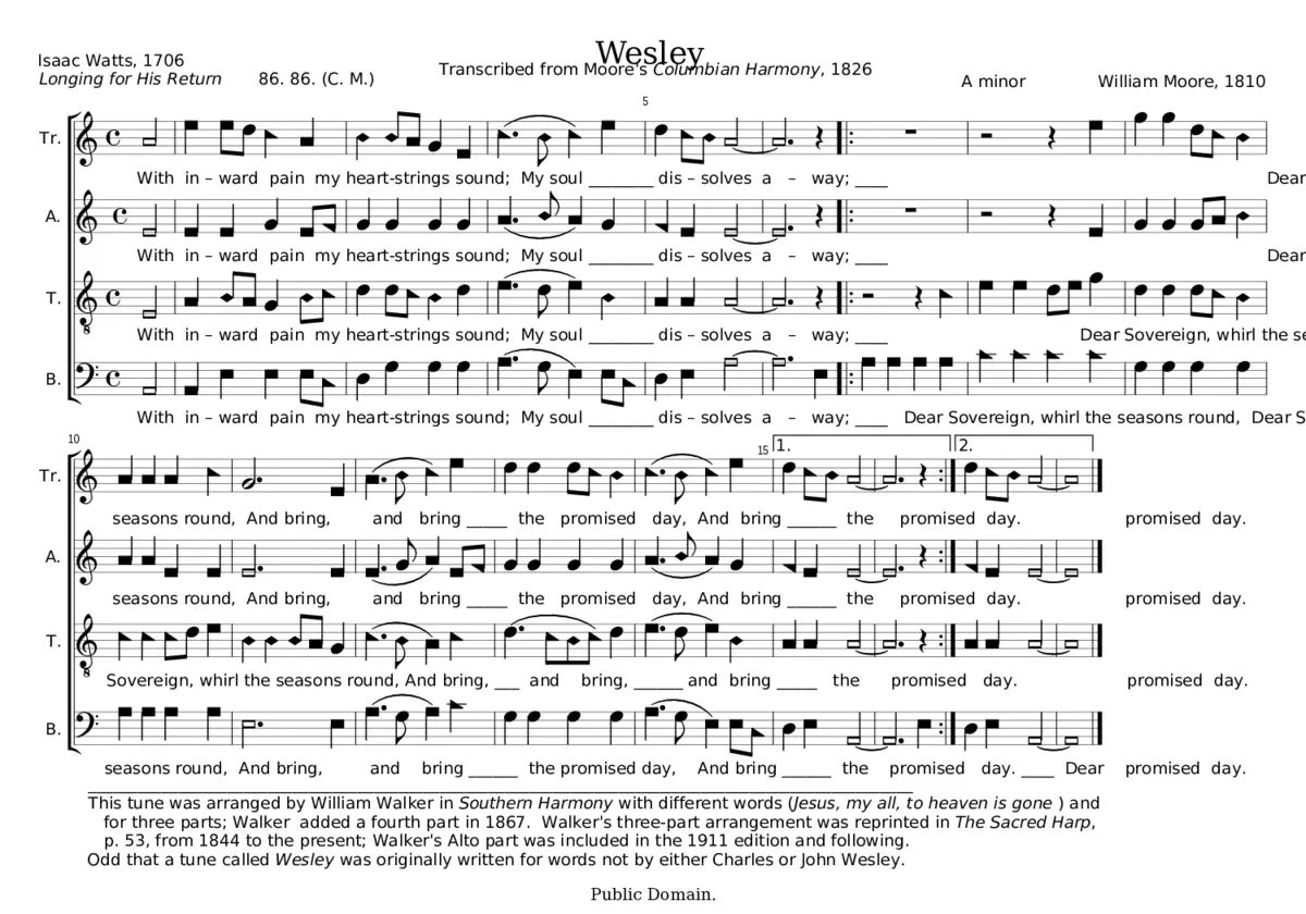 Wesley - William Moore - Page 1