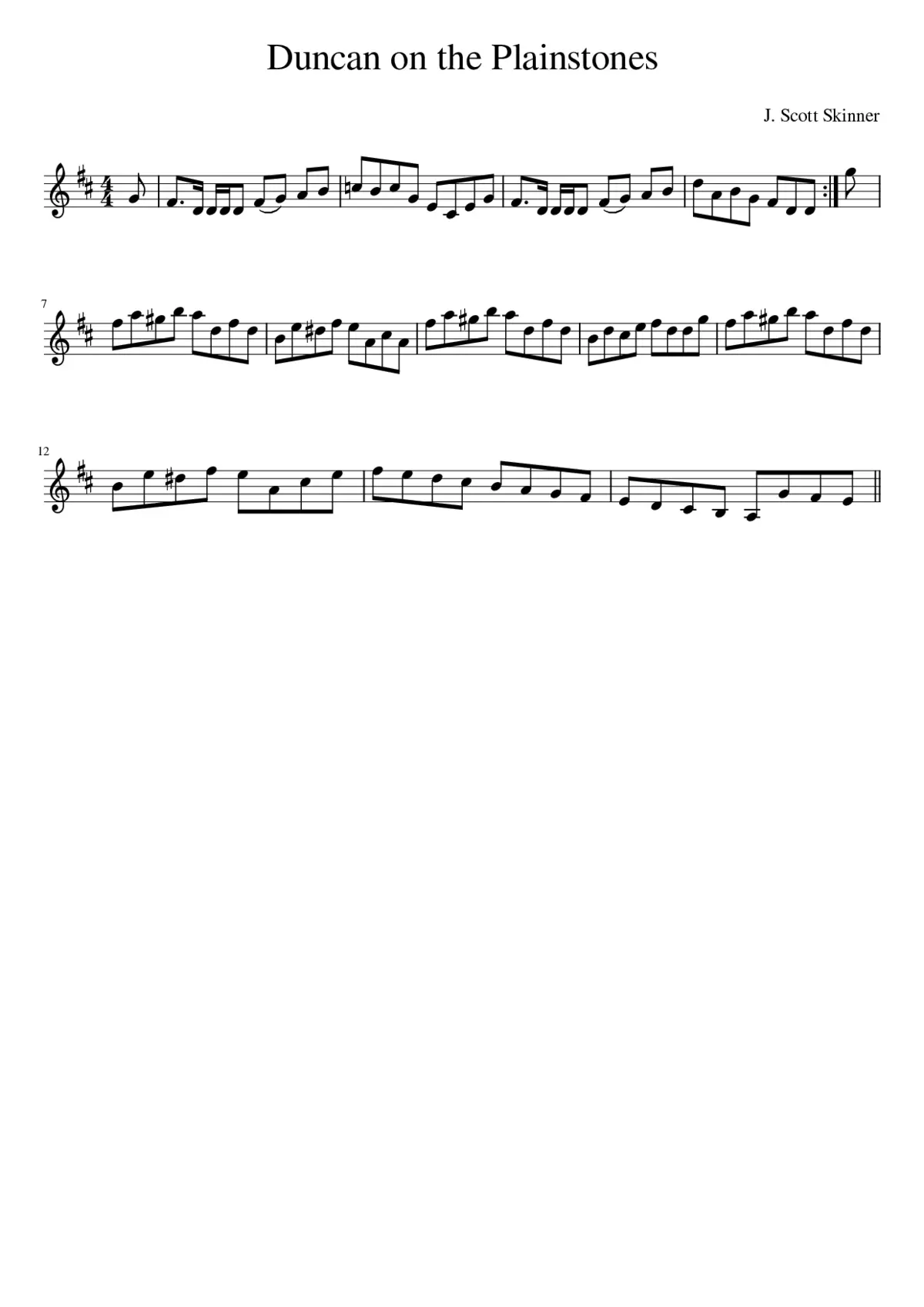 Duncan On The Plainstones - Page 1