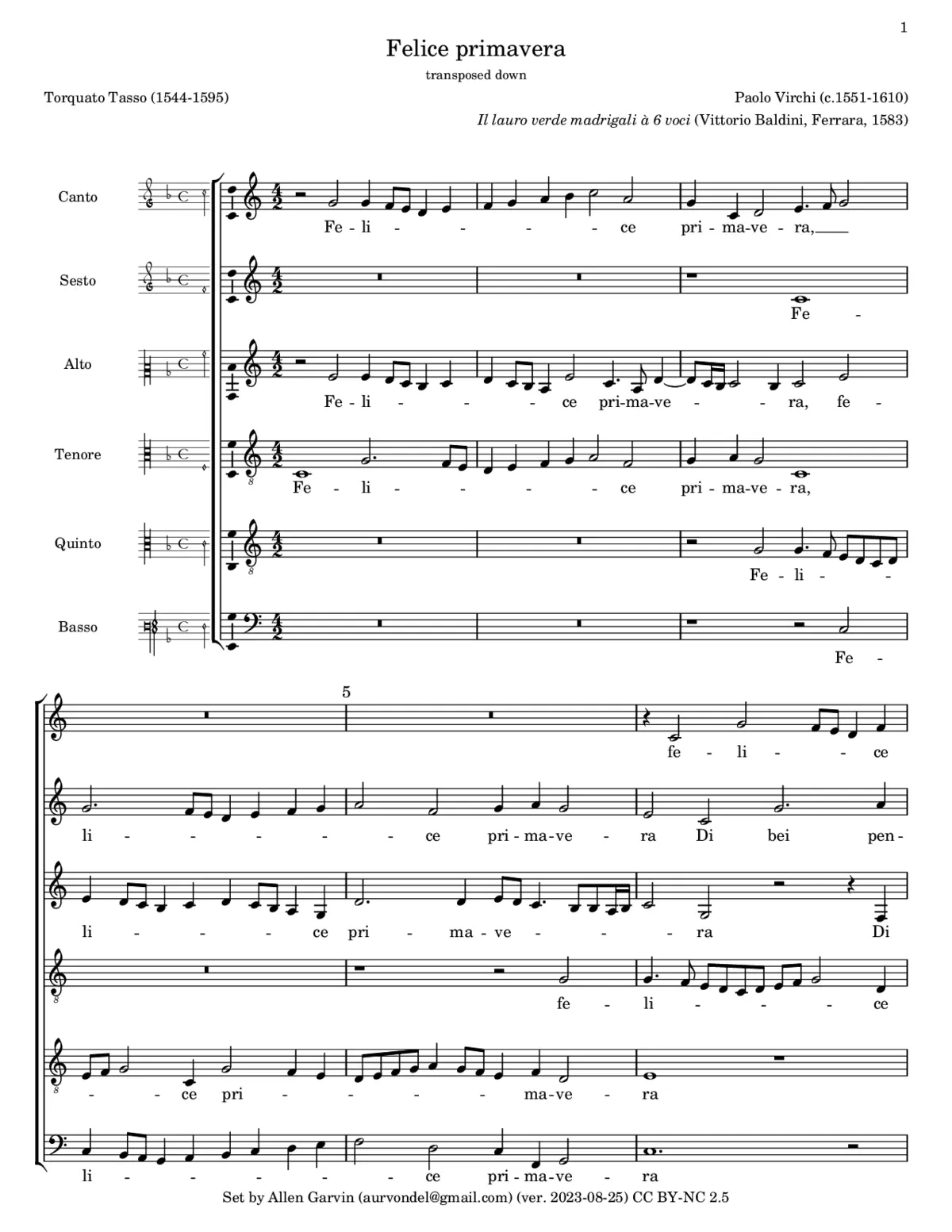 Felice primavera - Page 1