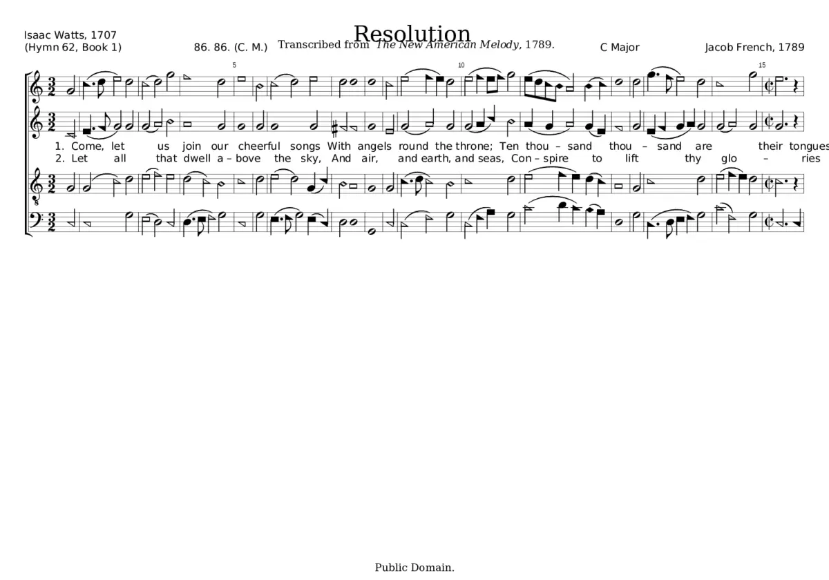 Resolution - Jacob French - Page 1