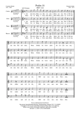 Ich lieb dich, Herr, von Herzen sehr, SWV 114