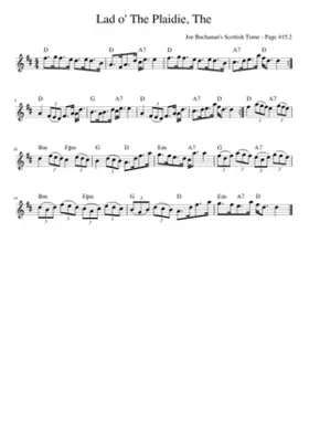 The Lad o' The Plaidie