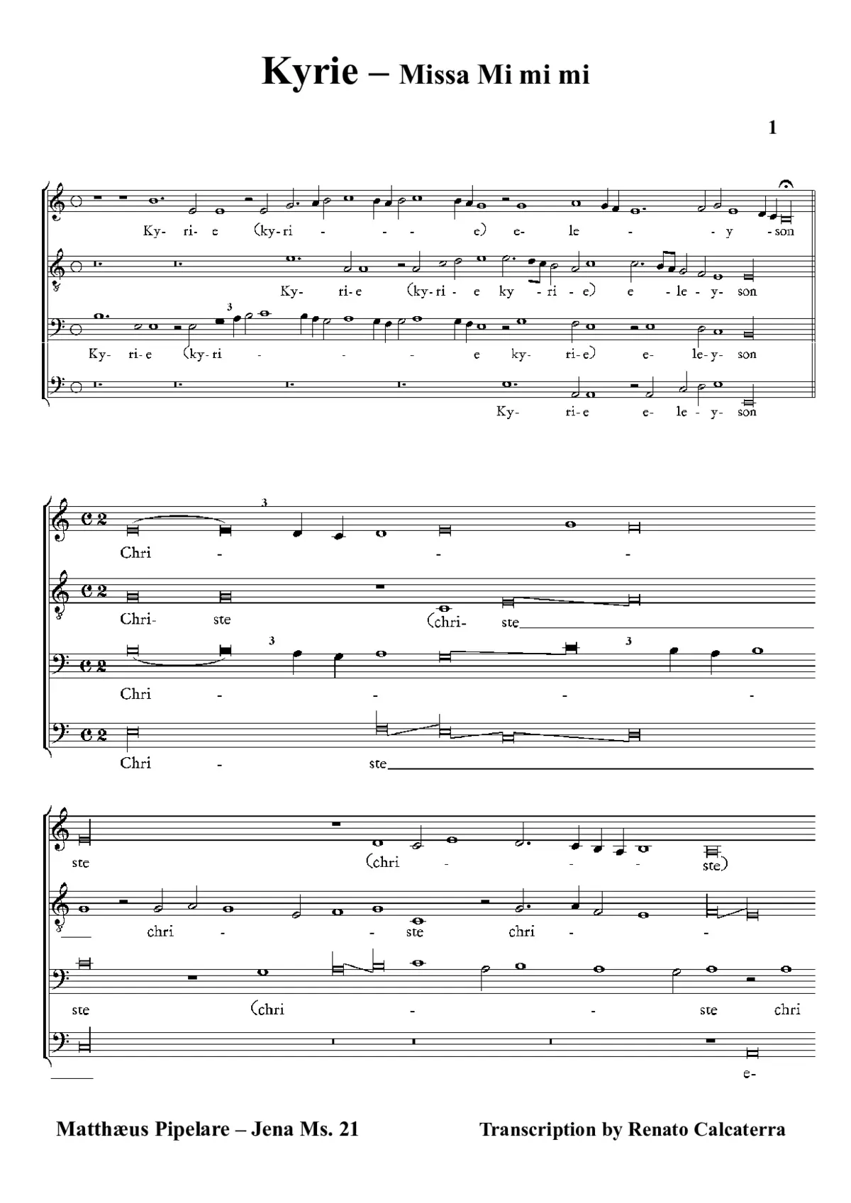 Missa Mi mi mi - Page 1