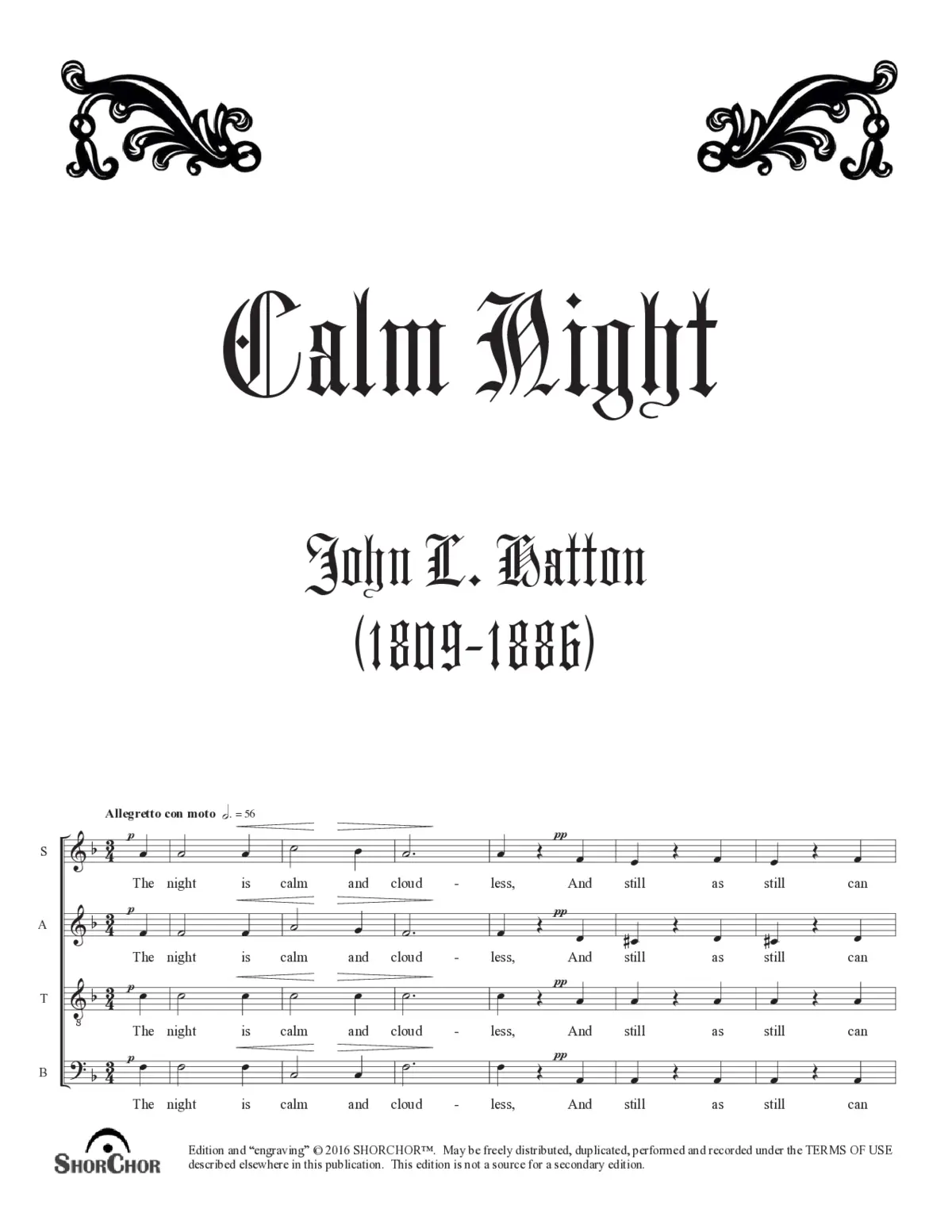 Calm night - Page 1