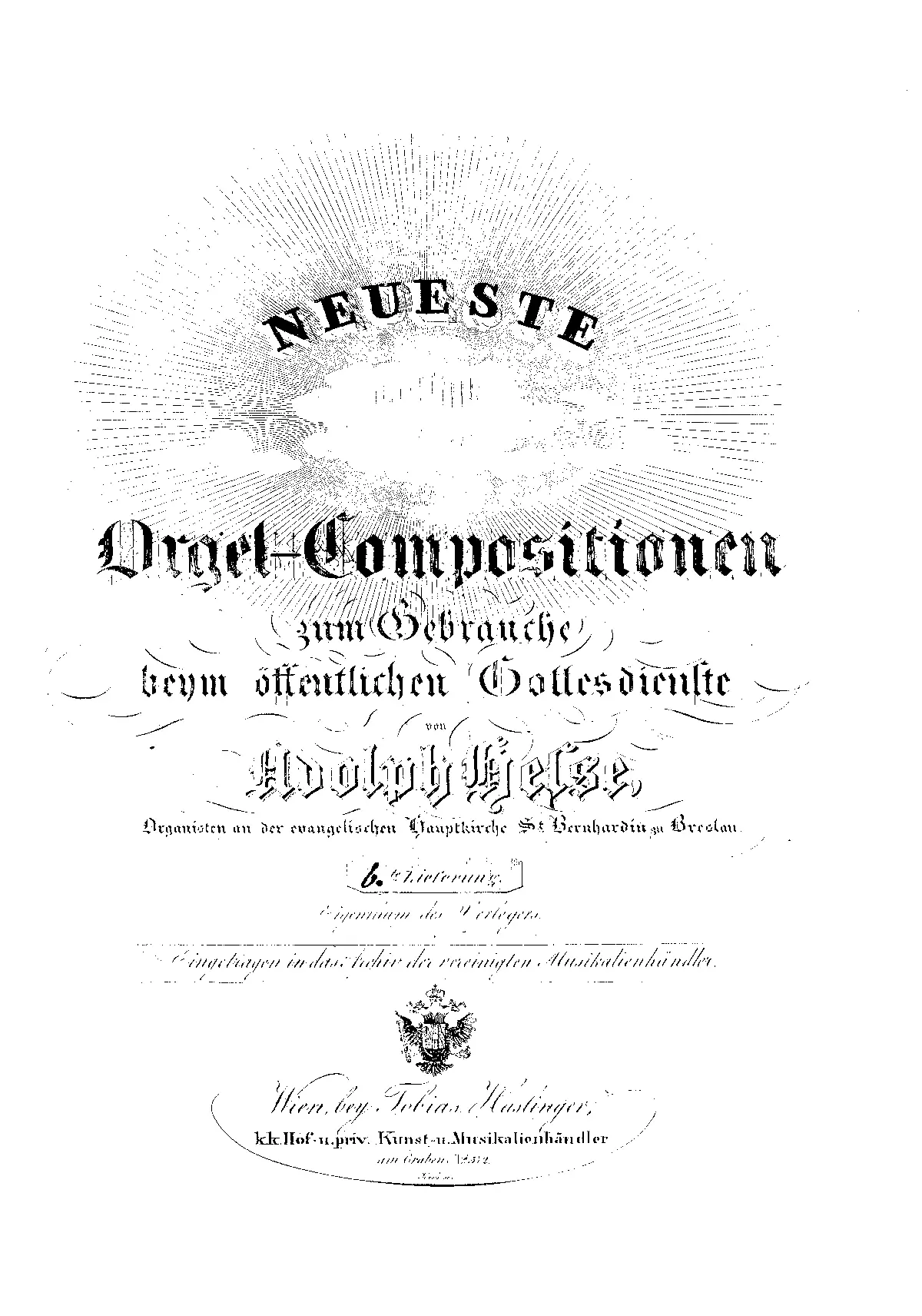 3 Präludien, 1 Postludium, 1 Fugue und 1 variirten Choral - Page 1