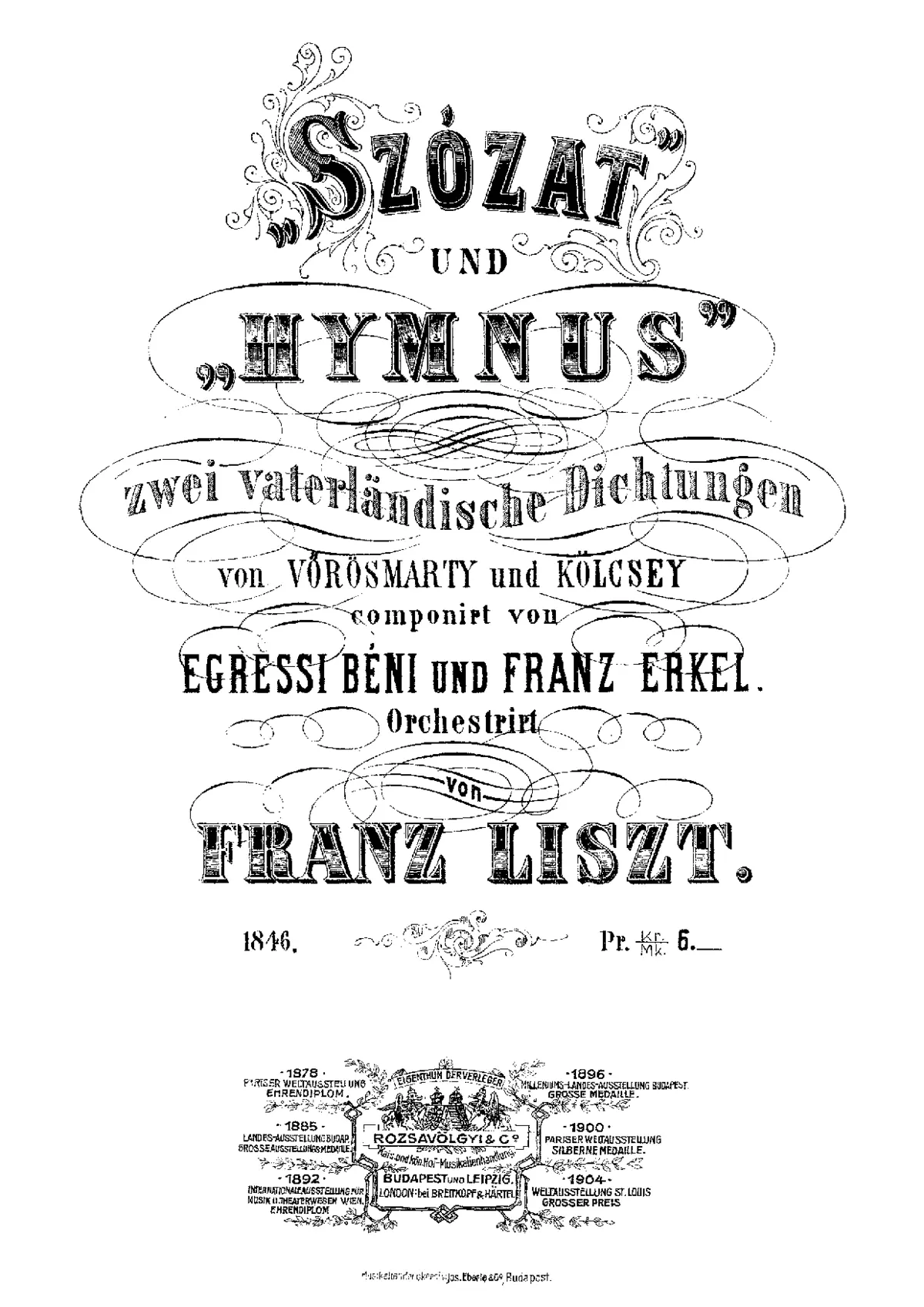 Szózat und Hymnus - Page 1