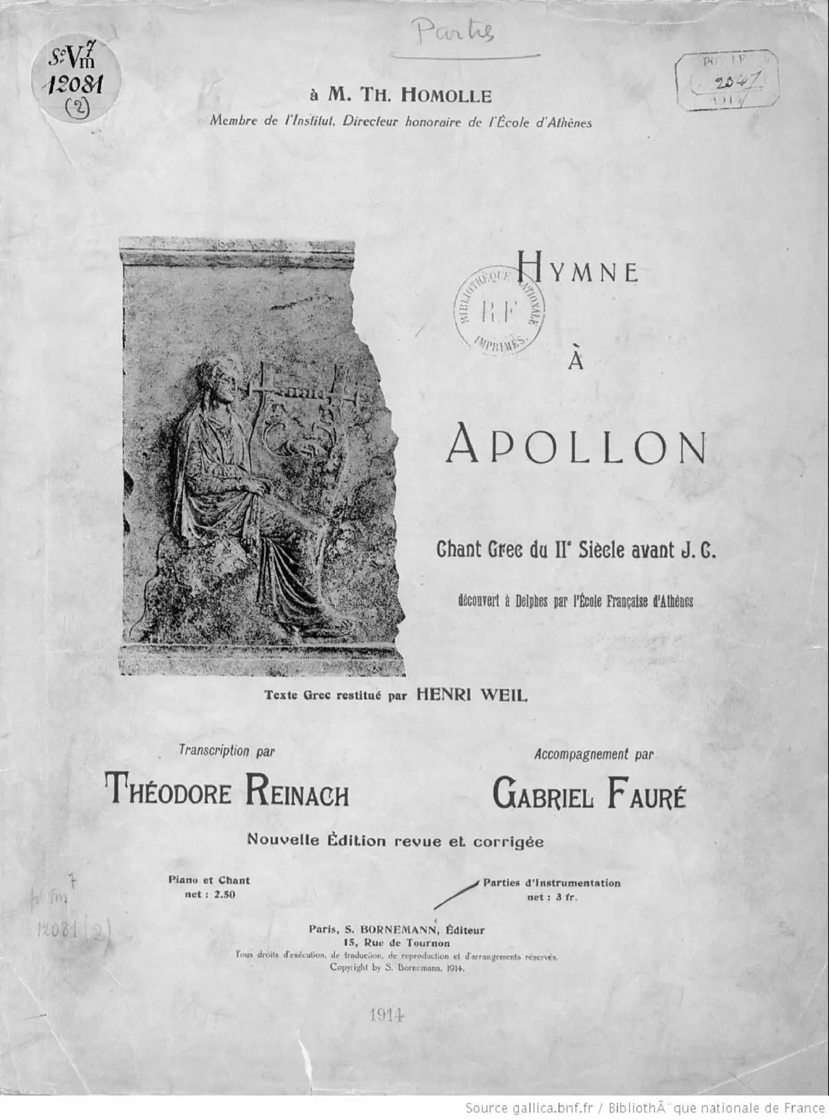 Hymne à Apollon - Page 1