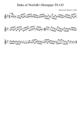 Duke of Norfolk or Paul's Steeple