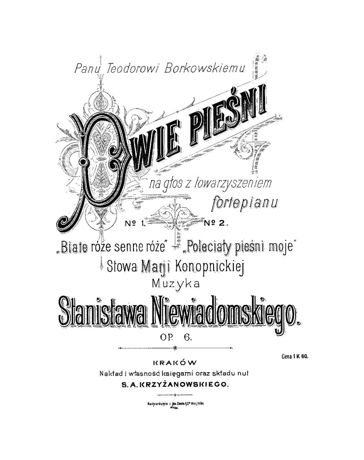 2 Pieśni - Page 1