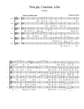 Non gir, Canzone, a lui