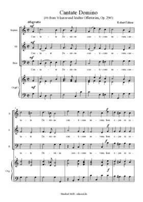 Cantate Domino, Op. 296, No. 6