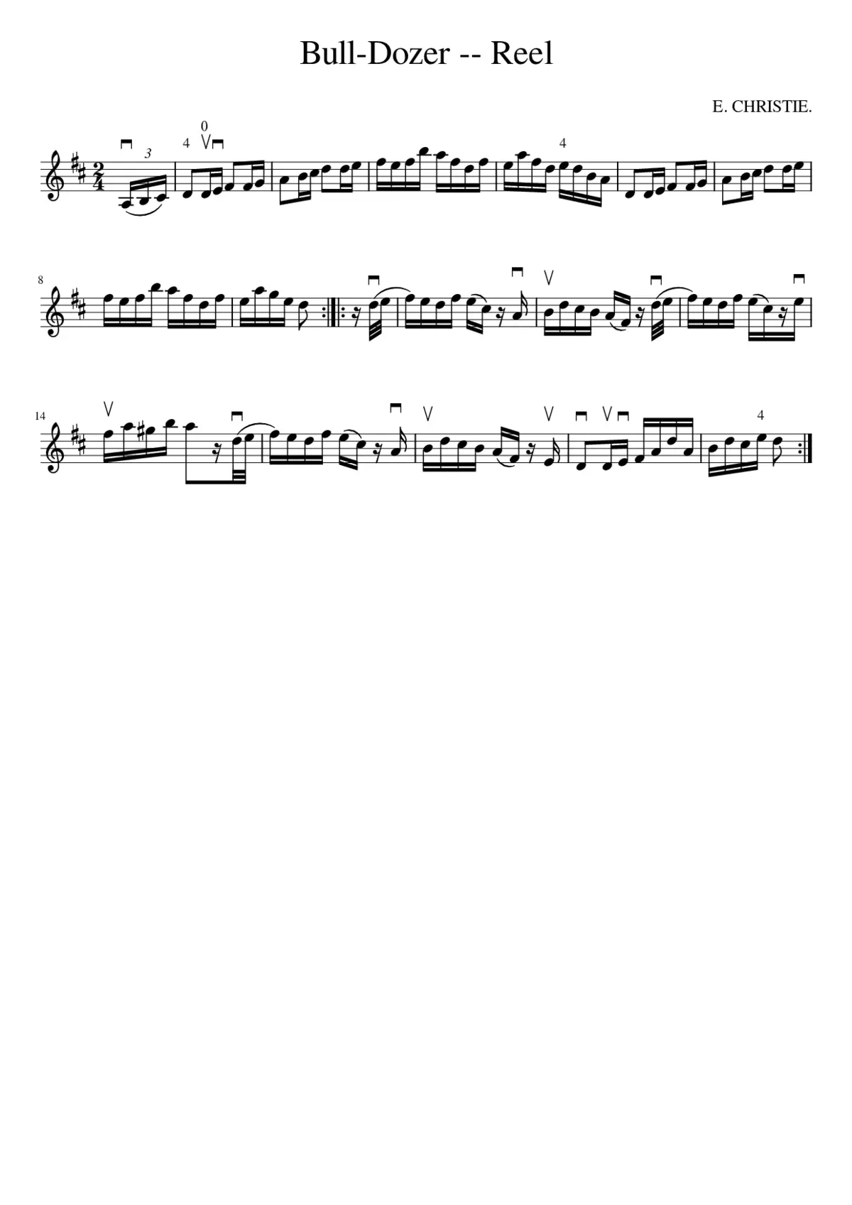 Bull-Dozer -- Reel - Page 1