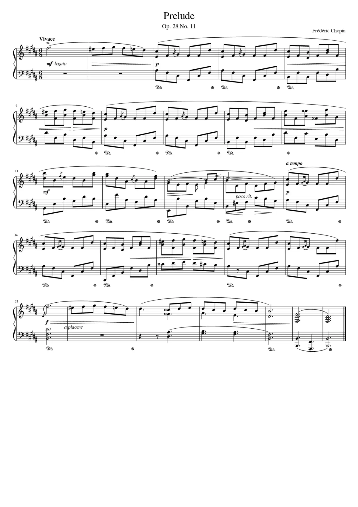 Preludes Op.28 - Page 1