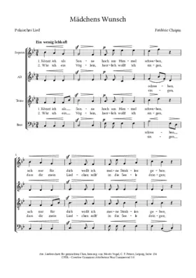 Życzenie - Mädchens Wunsch