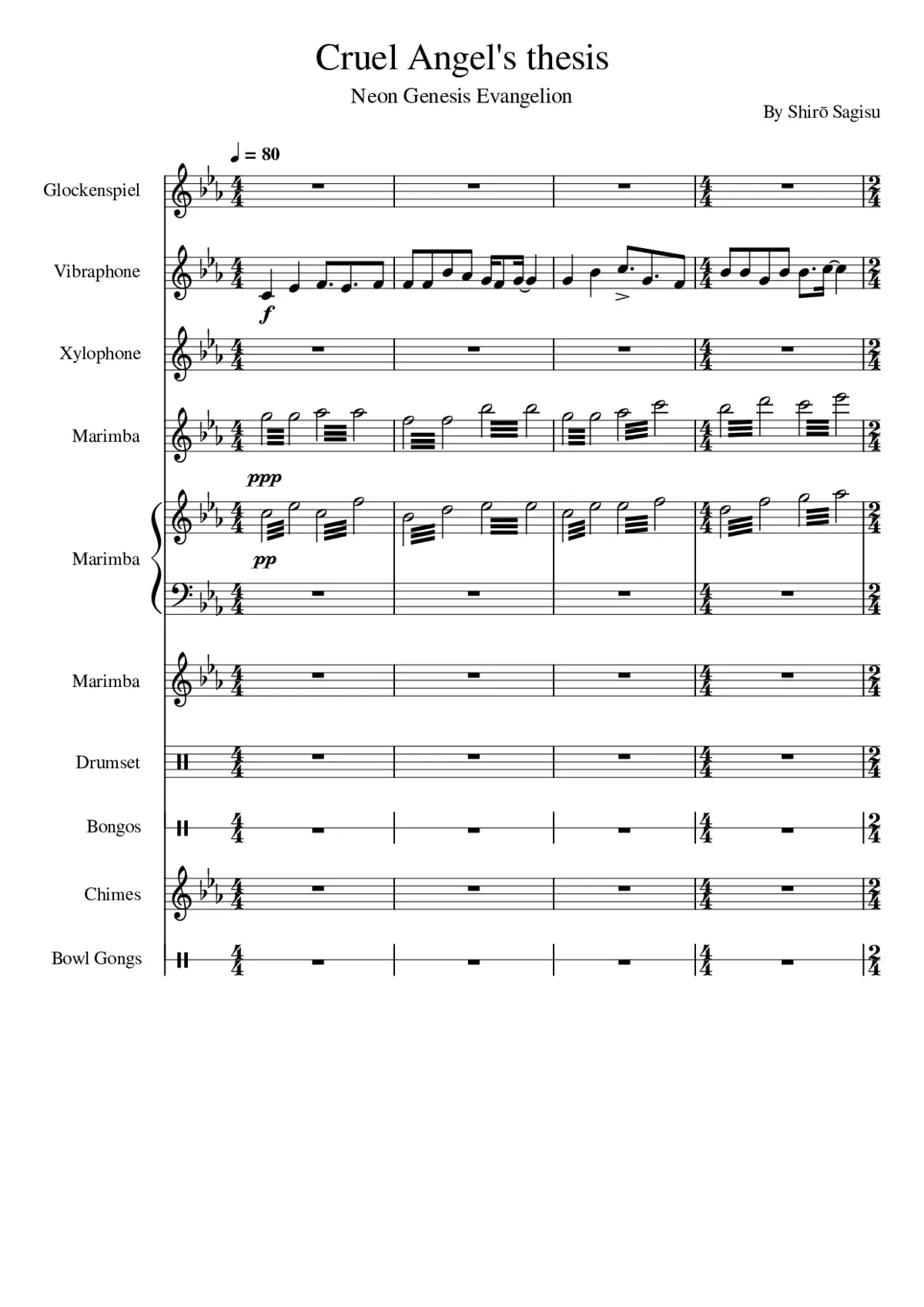 neon genesis evangelion - a cruel angels thesis - Page 1