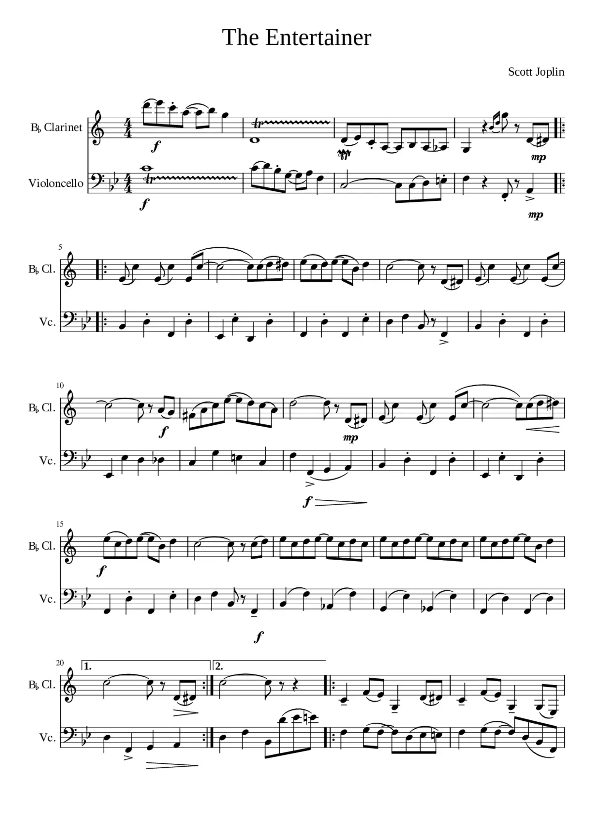 the entertainer - Page 1