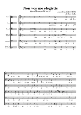 Non vos me elegistis