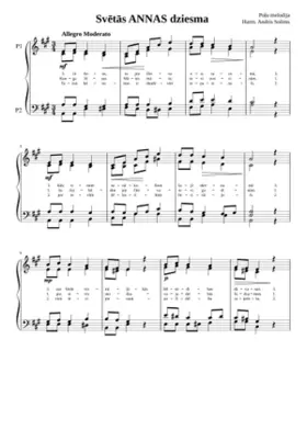SvÄtÄs Annas dziesma (Chant of St. Anna)
