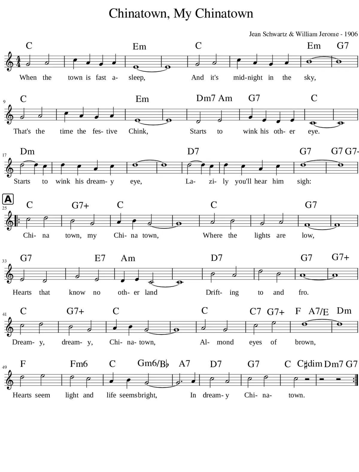 chinatown my chinatown - Page 1