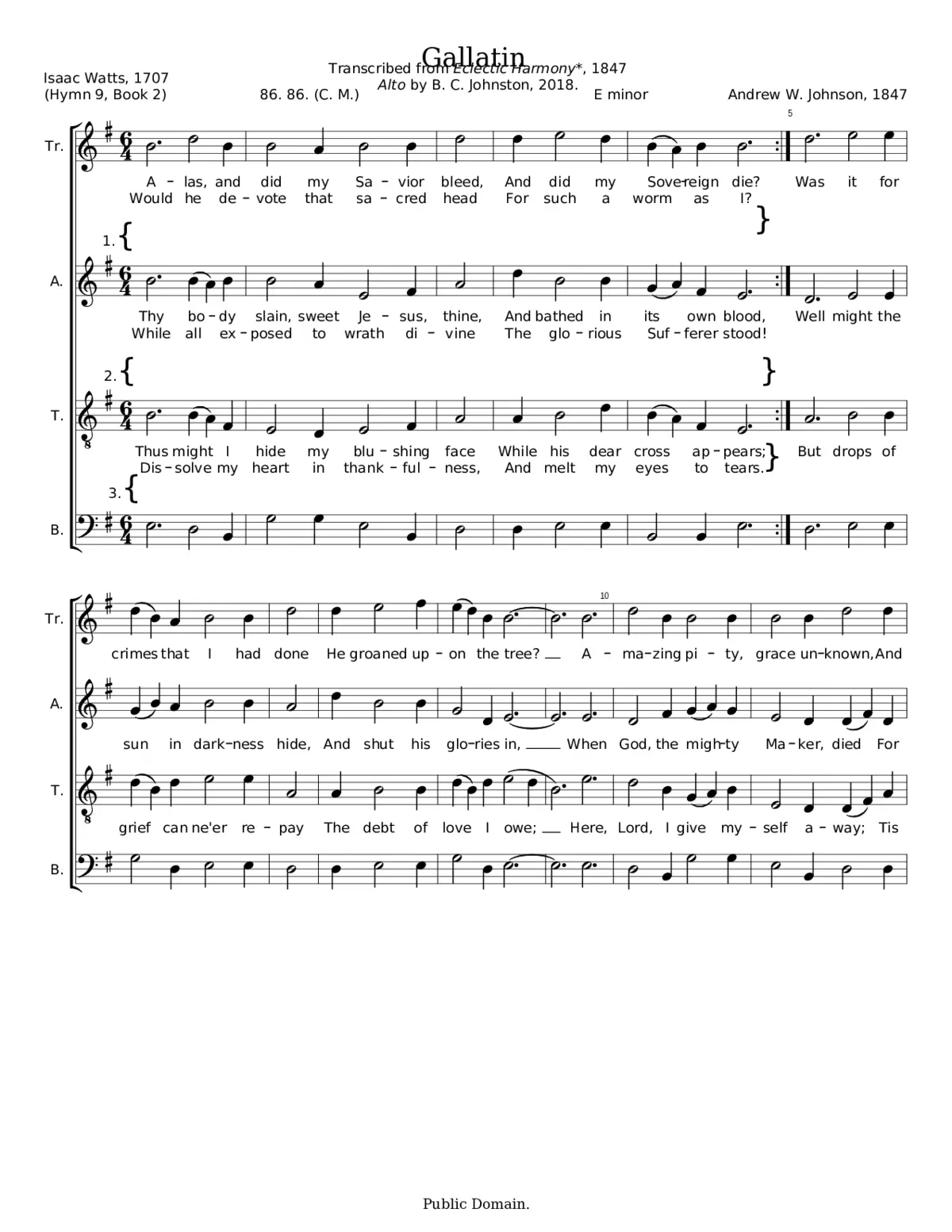 Gallatin - Andrew Johnson - Page 1