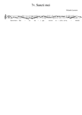 7v. Sancti mei