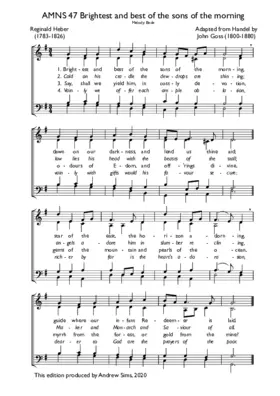 Brightest and best of the sons of the morning