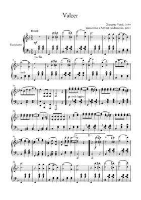 Valzer per Pianoforte solo