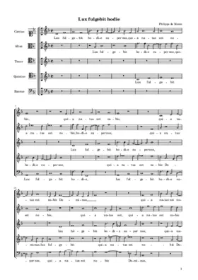 Lux fulgebit hodie