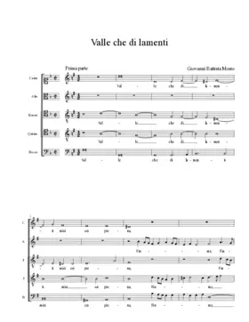 Valle che di lamenti