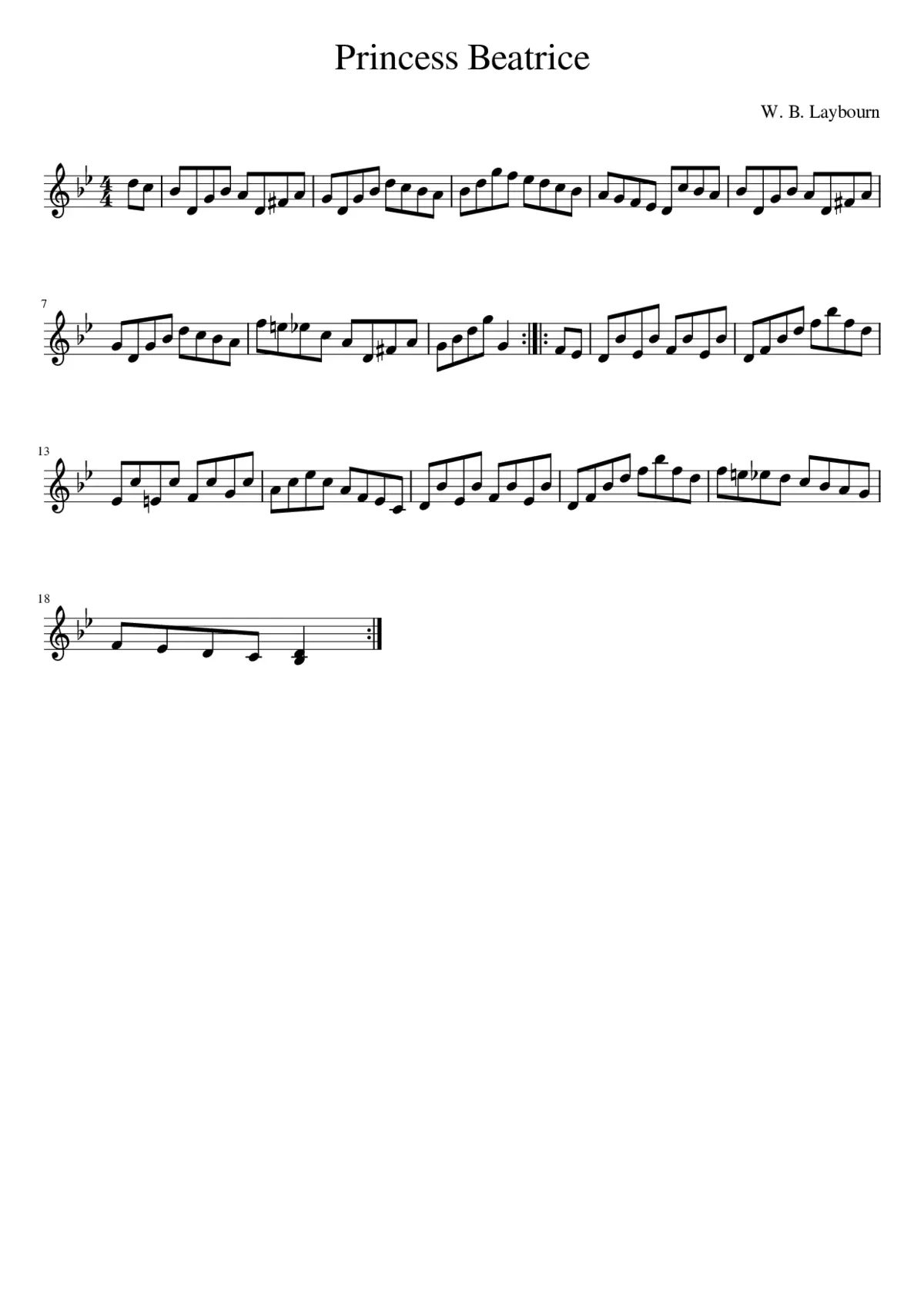 Princess Beatrice - Page 1