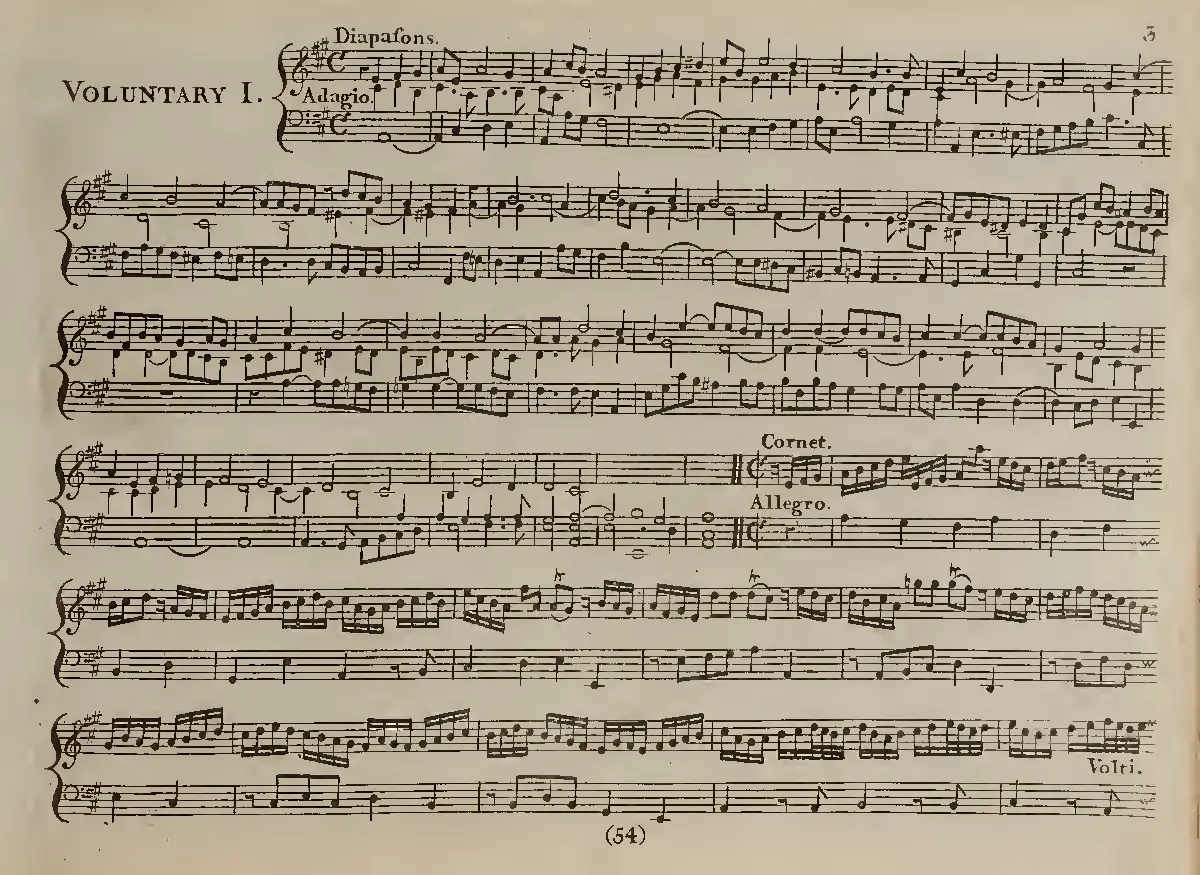 Ten Voluntaries for the Organ or Harpsichord - Page 1