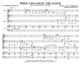 When I do count the clock