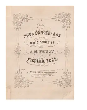 3 Duos concertants No.1