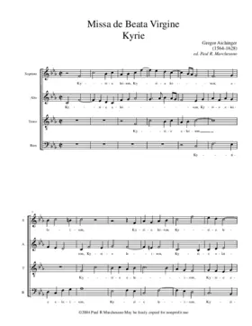 Missa de Beata Virgine