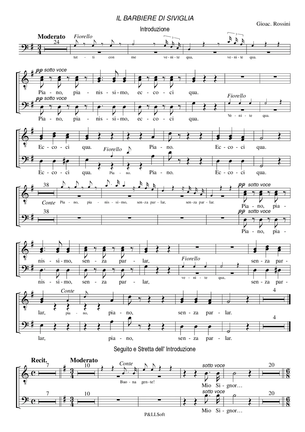 Il Barbiere di Siviglia - Page 1
