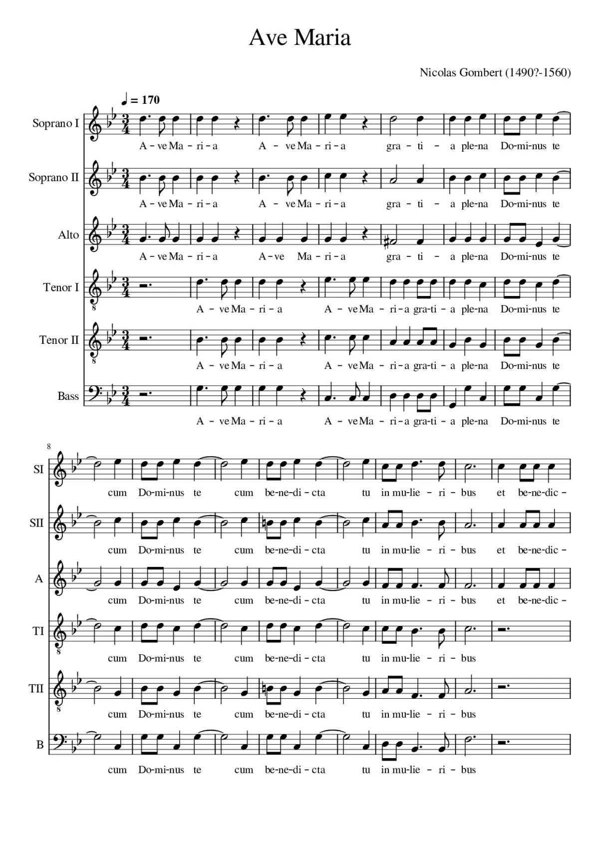Ave Maria - Page 1