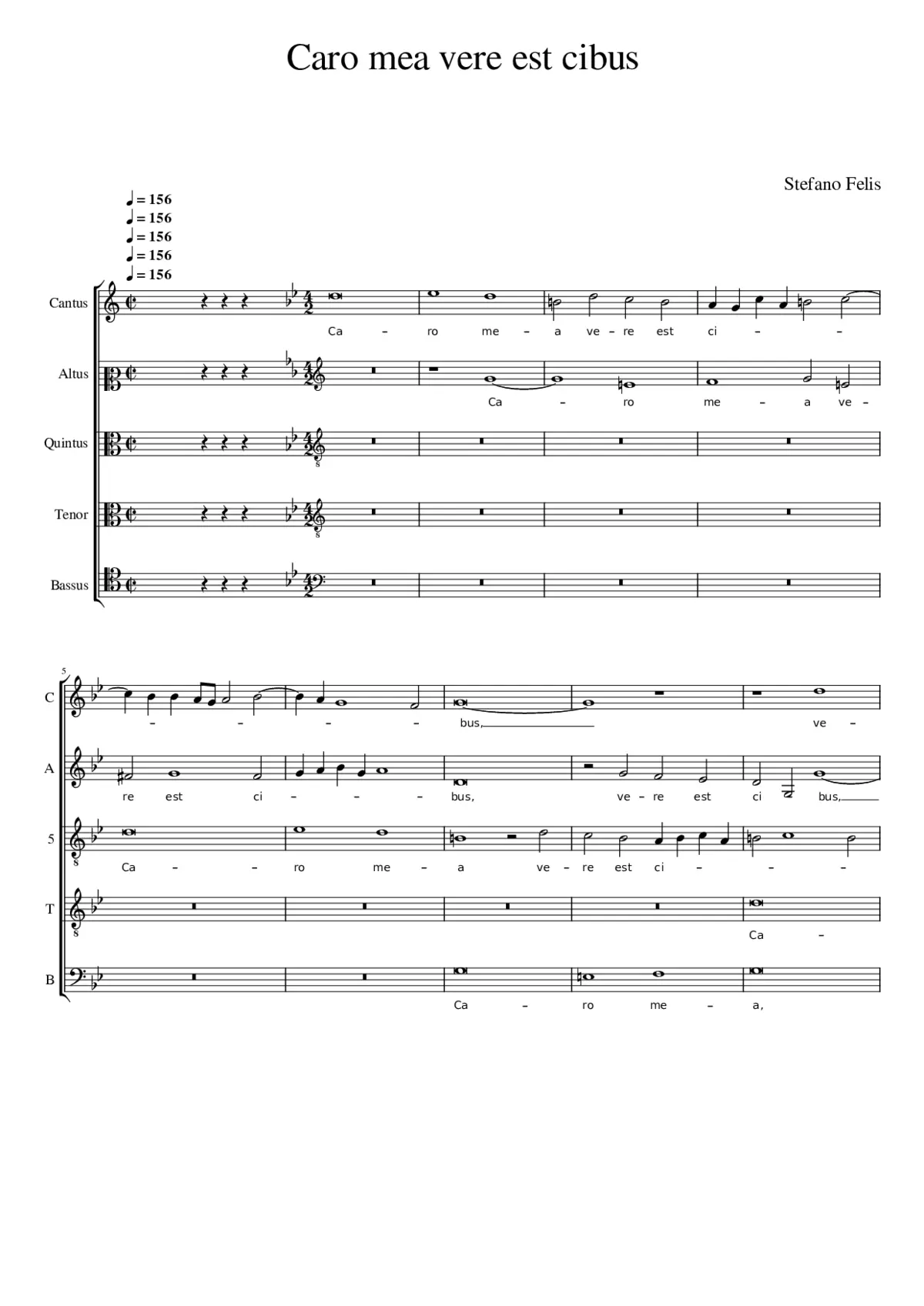 Caro mea vere est cibus - Page 1