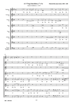 O Virgo benedicta a 7